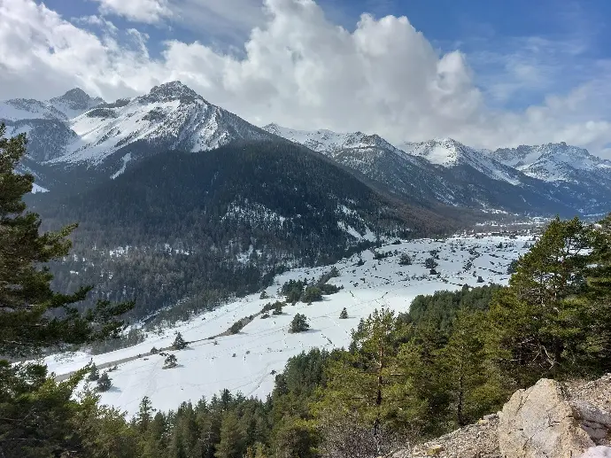 Randonnée raquette Vallée de la Clarée